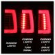 Chevy Tahoe 2000-2006 Red and Clear LED Tail Lights Tube