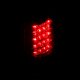 GMC Sonoma 1994-2004 Red and Clear LED Tail Lights