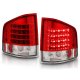 Isuzu Hombre 1996-2000 Red and Clear LED Tail Lights