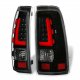 Chevy Silverado 2500HD 2001-2002 Black LED Tail Lights Red Tube