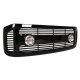 Ford F250 Super Duty 1999-2004 Glossy Black Billet Grille and Fog Lights