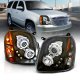 GMC Yukon 2007-2014 Black Projector Headlights Halo