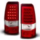 GMC Sierra 2004-2006 LED Tail Lights Red and Clear