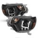 Toyota Tacoma 2012-2015 Black Projector Headlights LED DRL