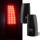 GMC Sierra 3500 1999-2006 Black Smoked LED Tail Lights