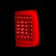 Chevy Suburban 2000-2006 Red and Clear LED Tail Lights Tube