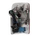 Chevy Suburban 2000-2006 Red and Clear LED Tail Lights