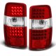 GMC Yukon 2000-2006 Red and Clear LED Tail Lights