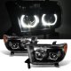 Toyota Sequoia 2008-2017 Black Halo Projector Headlights