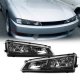Nissan 240SX 1997-1998 Black Euro Headlights