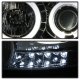 Dodge Ram 2006-2008 Clear Dual Halo Projector Headlights with LED