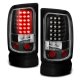 Dodge Ram 1994-2001 LED Tail Lights Black