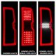 Chevy Silverado 2014-2018 Black Smoked Tube Full LED Tail Lights
