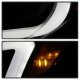 Subaru Impreza 2006-2007 Black Smoked Projector Headlights LED DRL