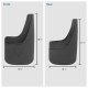 GMC Sierra 2500HD 2016-2018 Black Mud Flaps