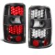 Chevy Suburban 2000-2006 Black LED Tail Lights