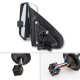 GMC Sierra 3500HD Diesel 2015-2019 Chrome Power Folding Towing Mirrors Clear LED Lights Heated