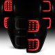 Ford F150 2009-2014 Black Smoked Tube LED Tail Lights