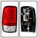 Chevy Tahoe 2000-2006 Red and Clear LED Tail Lights Tube