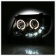 Toyota Tacoma 2005-2011 Black CCFL Halo Projector Headlights with LED