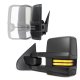 Chevy Tahoe 2007-2014 Power Folding Tow Mirrors Smoked LED DRL