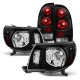 Toyota Tacoma 2005-2011 Black Headlights and Tail Lights