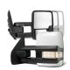 Ford F550 Super Duty 1999-2007 White Tow Mirrors Clear LED Lights Power Heated