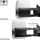 Ford F350 Super Duty 1999-2007 White Tow Mirrors Smoked Switchback LED DRL Sequential Signal