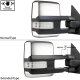 Ford F250 Super Duty 2008-2016 Chrome Tow Mirrors Clear LED Lights Power Heated