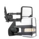 Ford F550 Super Duty 1999-2007 Chrome Tow Mirrors Clear LED Lights Power Heated