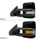 Ford F450 Super Duty 2008-2016 Glossy Black Tow Mirrors Smoked Switchback LED DRL Sequential Signal