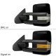 Ford Excursion 2000-2005 Glossy Black Tow Mirrors Smoked Switchback LED DRL Sequential Signal