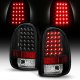 Dodge Durango 1998-2003 Black LED Tail Lights