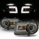 Chrysler 300C 2005-2010 Smoked Projector Headlights LED DRL