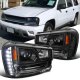 Chevy TrailBlazer 2002-2009 Black Projector Headlights