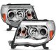Toyota Tacoma 2005-2011 Clear Projector Headlights Halo LED Tube