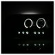 Dodge Ram 2500 2003-2005 Black Smoked Halo Projector Headlights with LED