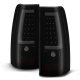 Chevy Silverado 2003-2006 Black Smoked LED Tube Tail Lights