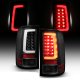 GMC Sierra 3500HD 2007-2014 Black LED Tail Lights Tube