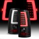 GMC Sierra 2500 1999-2006 Black LED Tail Lights Neon Tube
