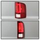 Chevy Silverado 2007-2013 Red and Clear LED Tail Lights
