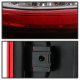 Chevy Silverado 2500HD 2007-2014 Red and Clear LED Tail Lights Tube