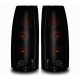 GMC Sierra 1988-1998 Black Smoked Tail Lights