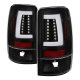 Chevy Tahoe 2000-2006 Black Tube LED Tail Lights