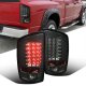 Dodge Ram 2500 2007-2009 Smoked LED Tail Lights