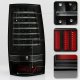 Chevy Tahoe 2007-2014 Black LED Tail Lights