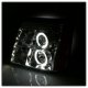 Cadillac Escalade 2003-2006 Clear Halo Projector Headlights with LED