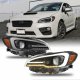 Subaru WRX 2015-2021 Black LED Tube Sequential Signal Projector Headlights
