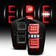 Toyota Tacoma 2016-2023 Black Smoked Tube LED Tail Lights