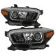 Toyota Tacoma TRD 2016-2023 Black Projector Headlights LED DRL